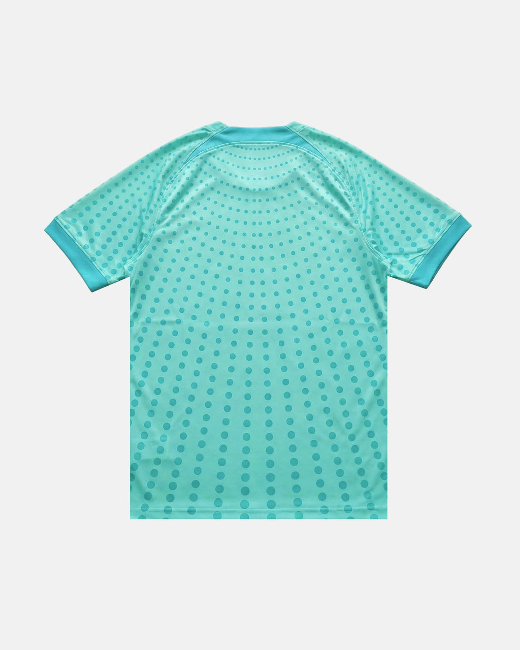 China embroidered green concept jersey back view — limited edition handcrafted in Paris and Versailles — VOLTA