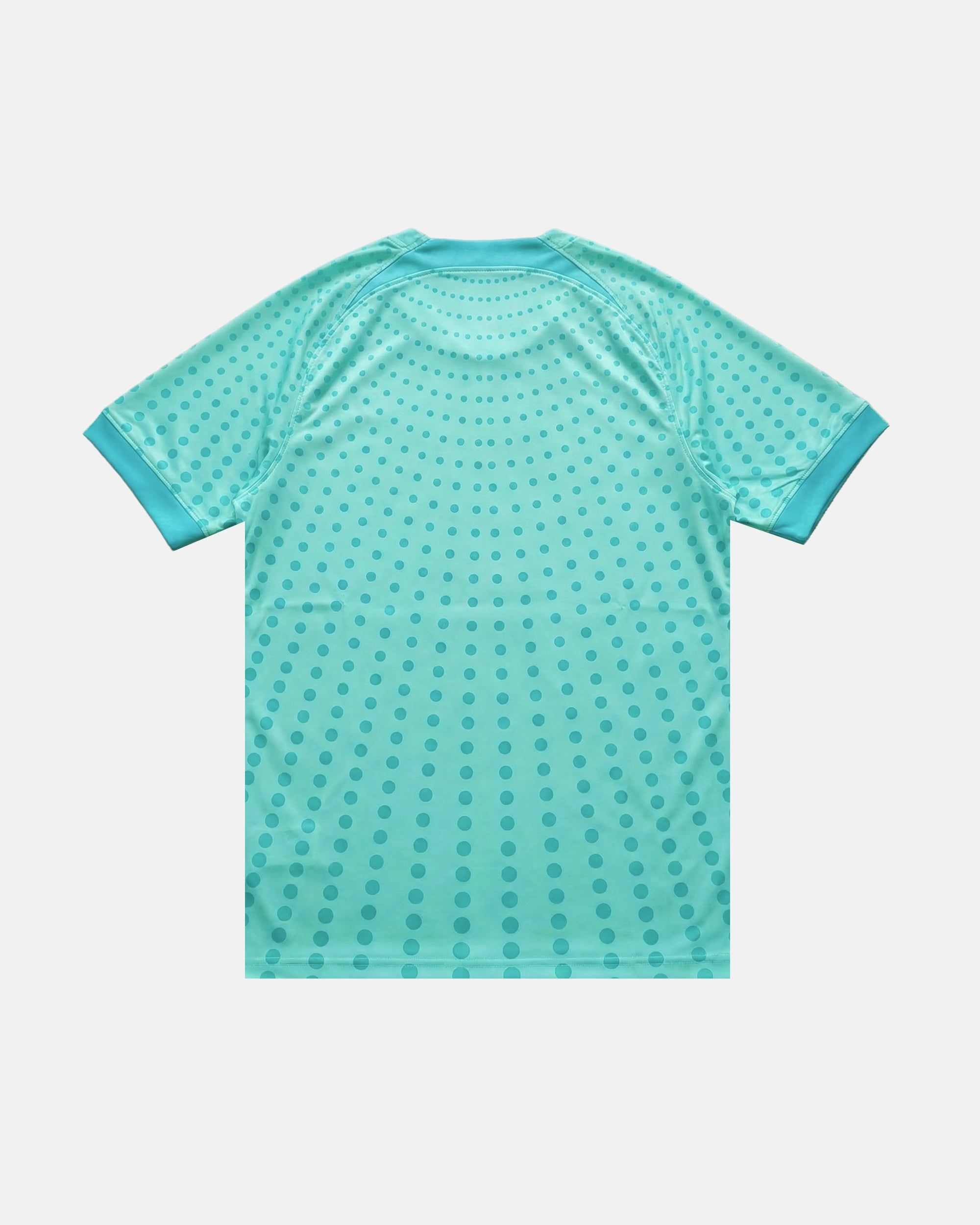 China embroidered green concept jersey back view — limited edition handcrafted in Paris and Versailles — VOLTA