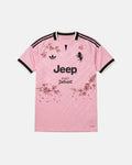 Juventus 'Savoy Garden' Edition hand-embroidered concept football jersey front view — VOLTA Paris