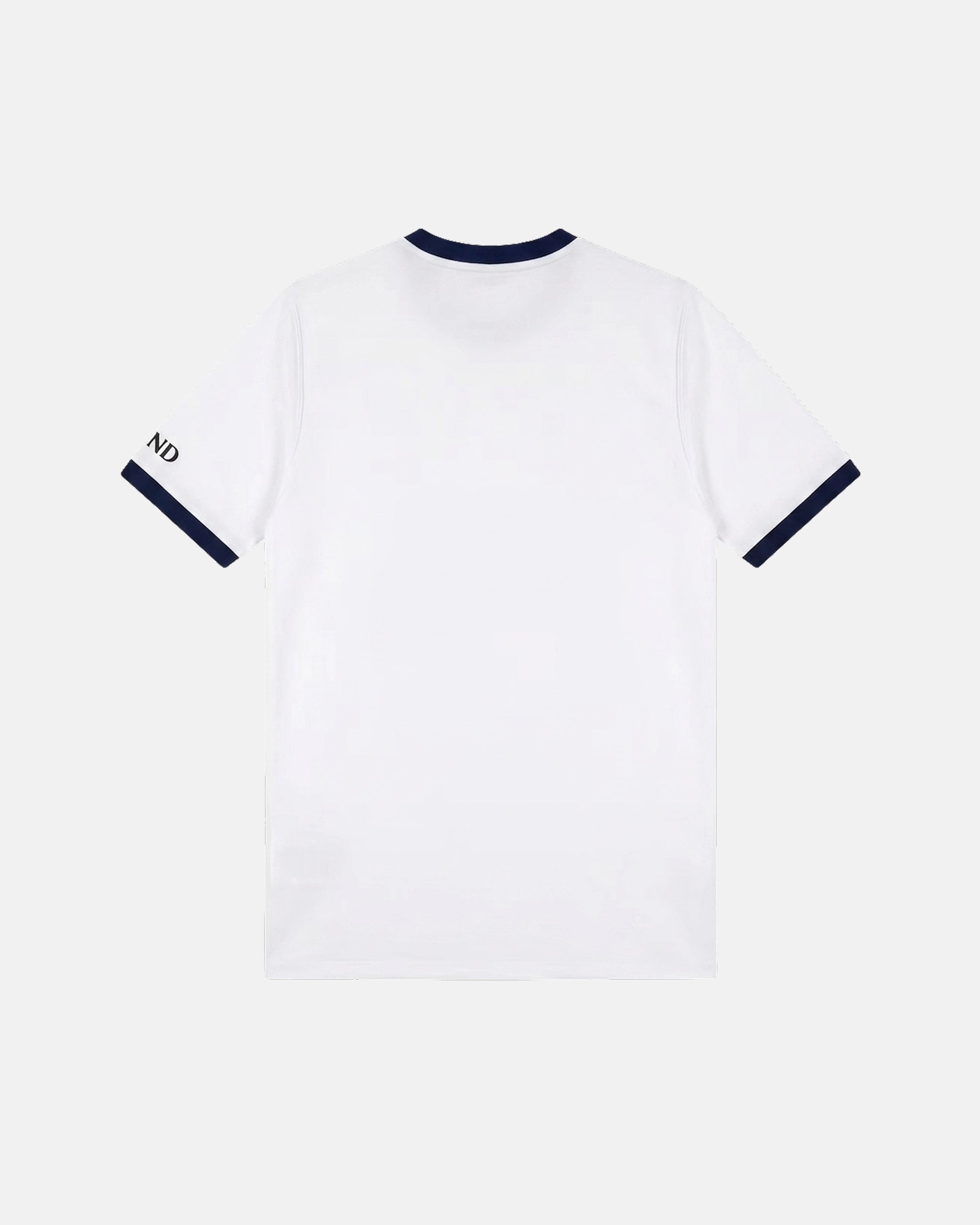 PSG 'Sang Bleu' Edition hand-embroidered away concept football jersey back view — VOLTA Paris